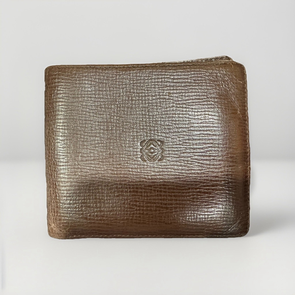 LOEWE Other - Loewe Brown Leather Bi-fold Wallet With Dust Bag